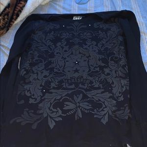 Long sleeve sparkle shirt